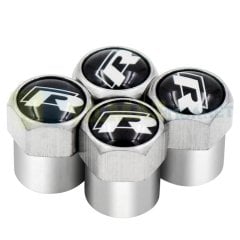 Volkswagen R Logo Arma Sibop Kapağı 4 Adet Paslanmaz Çelik