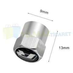 Volkswagen R Logo Arma Sibop Kapağı 4 Adet Paslanmaz Çelik