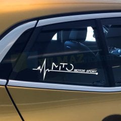 Alfa Romeo Mito Giulia 156 147 159 Kalp Atışı Ritim Oto Sticker