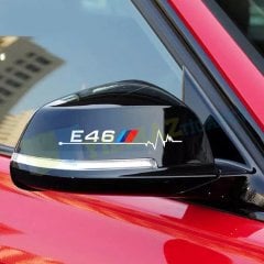 Bmw M Kalp Atış Ritim Oto Sticker E46 E90 E60 E39 E36 F30 F10 2Ad