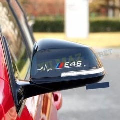 Bmw M Kalp Atış Ritim Oto Sticker E46 E90 E60 E39 E36 F30 F10 2Ad