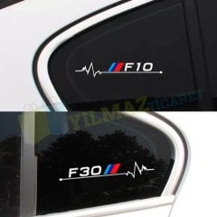 Bmw M Kalp Atış Ritim Oto Sticker E46 E90 E60 E39 E36 F30 F10 2Ad