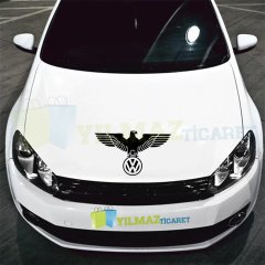Volkswagen Bagaj Çamurluk Kartal Oto Sticker Araba Yapıştırma