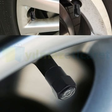 Mini Cooper Siyah Sibop Kapağı Paslanmaz Çelik 4 Adet Yüksek Kalite