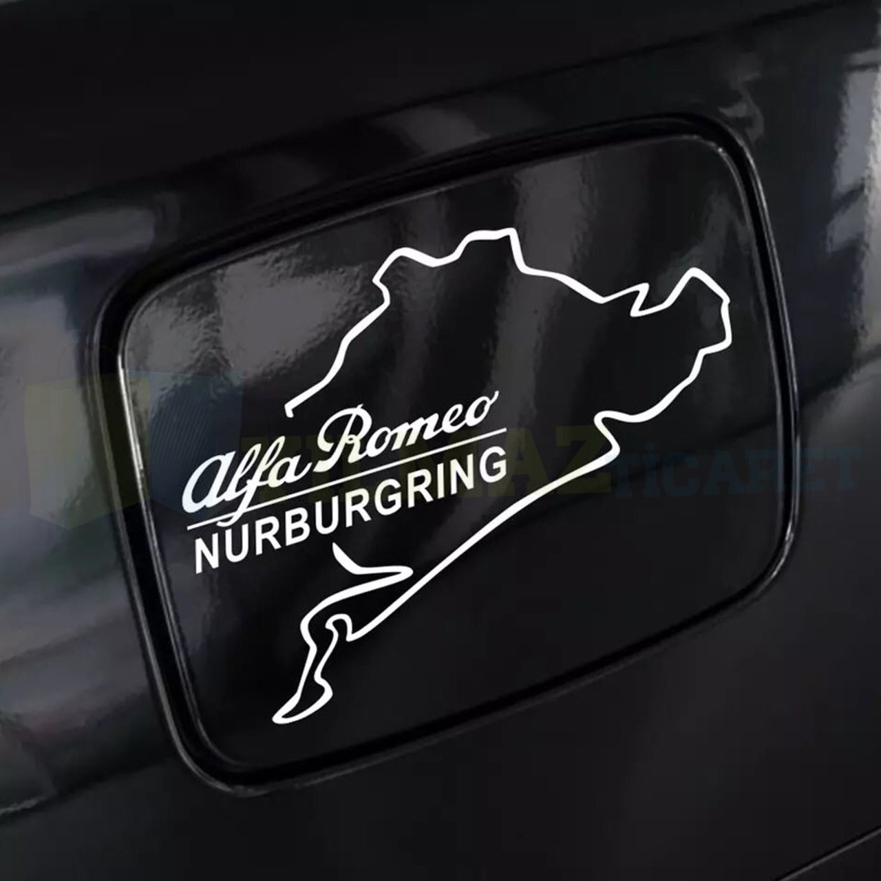 Alfa Romeo Nürburgring Depo Kapağı Oto Sticker Araba Yapıştırma Etiket