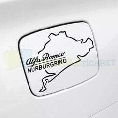 Alfa Romeo Nürburgring Depo Kapağı Oto Sticker Araba Yapıştırma Etiket