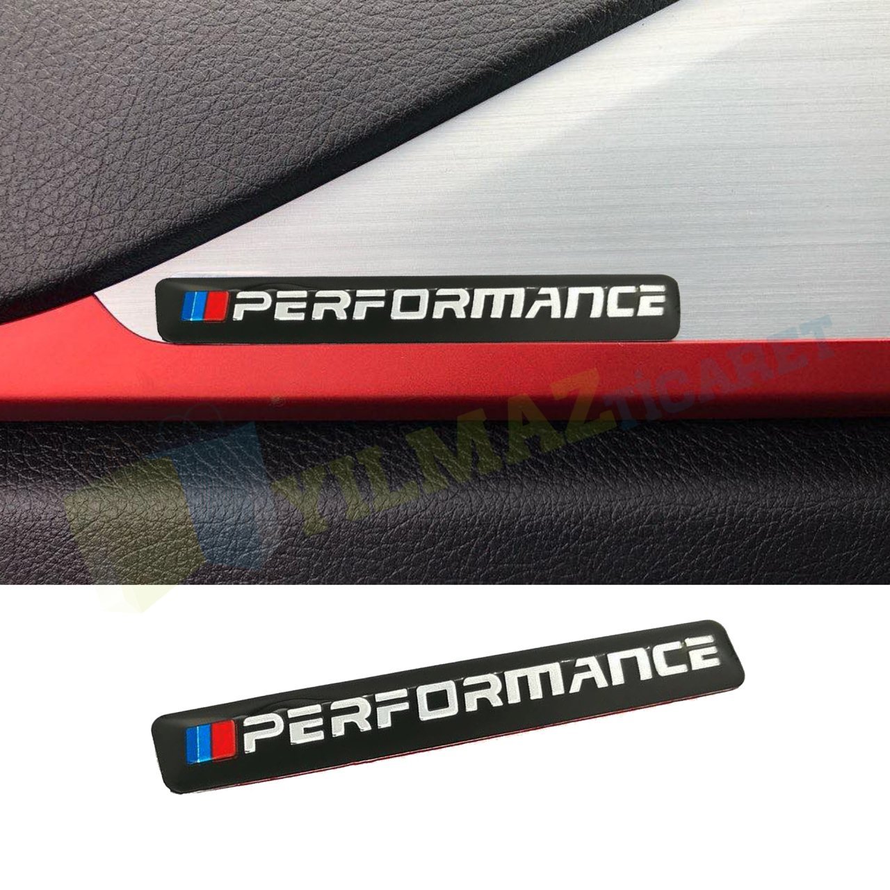 Bmw M Performance Metal Torpido Logo Arma Amblem Metal Siyah