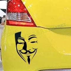 V For Vendetta Oto Motosiklet Sticker Etiket Yapıştırma 1 Adet