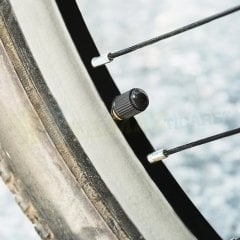 Plastik Siyah Sibop Kapağı Motosiklet Bisiklet Araba İçin Parlak 20 Adet Kaliteli Sert Plastik