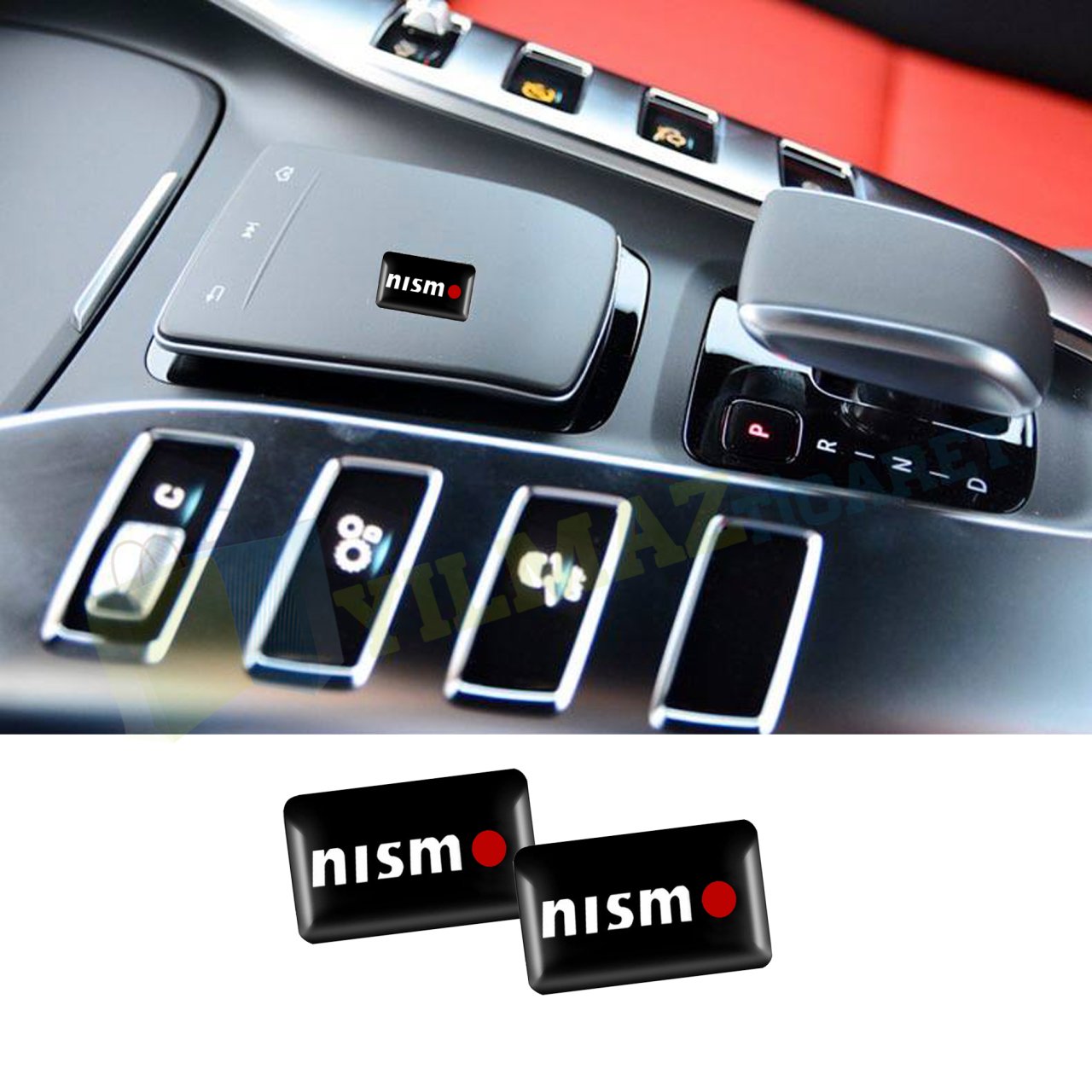 Nissan Nismo Torpido Direksiyon Jant Logo Damla Sticker Arma 2 Ad