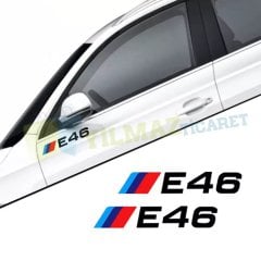 Bmw M Yan Cam Ayna Oto Sticker Yapıştırma E46 E90 E60 E39 E36 F30
