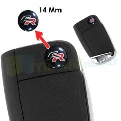 Seat Fr Metal Alaşım Logo Amblem Arma 3M 1 ADET 14 Mm (ANAHTARLIK DEĞİLDİR)