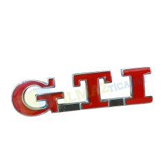 Volkswagen Gti Bagaj Arma Logo Kırmızı Paslanmaz Çelik