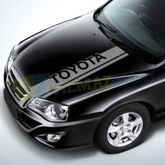 Toyota Ön Kaput Şerit Oto Sticker Araba Etiket Araç Yapıştırma