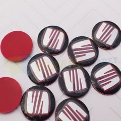 Seat Metal Alaşım Logo Amblem Arma 3M 1 Ad 14 Mm Yüksek Kalite (Anahtarlık Değildir)