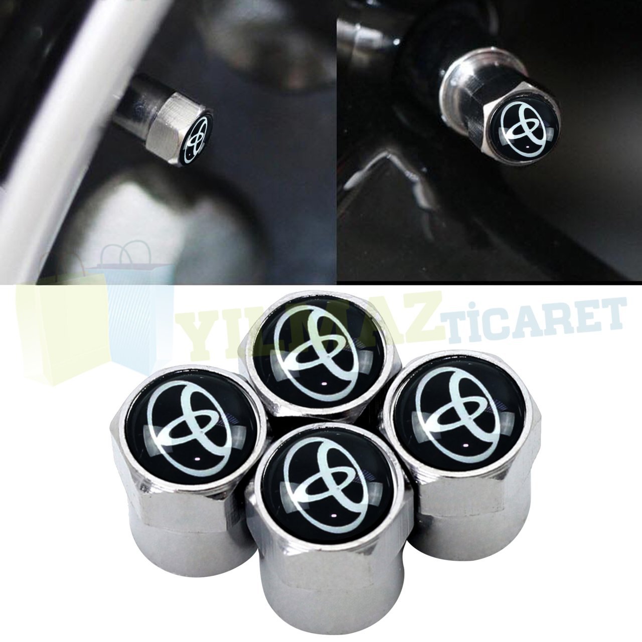 Toyota Sibop Kapağı Yeni Nesil Paslanmaz Çelik 4 Adet