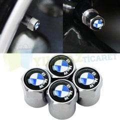 Bmw Logo Sibop Kapağı Paslanmaz Çelik 4 Adet Yüksek Kalite