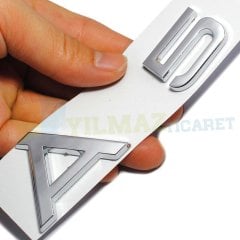Audi A5 Yazı Bagaj Logo Amblem Arma Plastik Yüksek Kalite