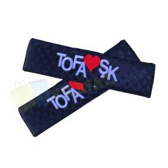 Tofaş Tofaşk Logo Emniyet Kemer Pedi Süper Kaliteli 2 Adet