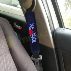 Tofaş Tofaşk Logo Emniyet Kemer Pedi Süper Kaliteli 2 Adet