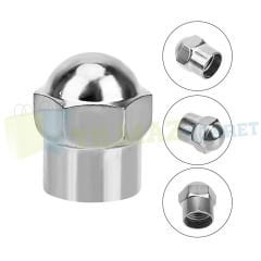 Sibop Kapağı Motosiklet Araba Bisiklet Plastik Gri Parlak 4 Adet