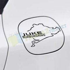 Nissan Juke Nürburgring Oto Sticker Depo Kapağı Yapıştırma