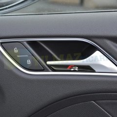 Seat Leon Fr Logo Arma Kapı Kolu Direksiyon Yan Dikiz Ayna Damla Silikon Etiket Oto Sticker 2 Adet