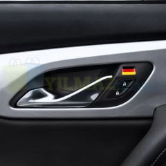 Audi Bmw Volkswagen Opel Mercedes Almanya Bayrak Direksiyon Jant Vites Torpido Damla Etiket Silikon Oto Sticker