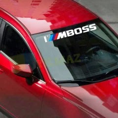 Bmw M I Am Boss Ön Cam Oto Sticker Etiket Yapıştırma 2 Ad