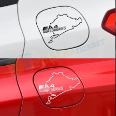 Audi A3 A4 A5 A6 Nürburgring Oto Sticker Araba Yapıştırma Etiket