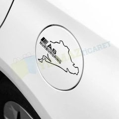 Audi A3 A4 A5 A6 Nürburgring Oto Sticker Araba Yapıştırma Etiket