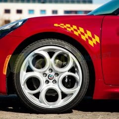 Dama Araba Ön Tampon Oto Sticker Yapıştırma Etiket Çıkartma 2 Adet