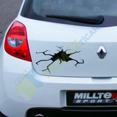 Çatlak Araba Sticker Araba Yapıştırma Renault Dacia Tüm Araçlara