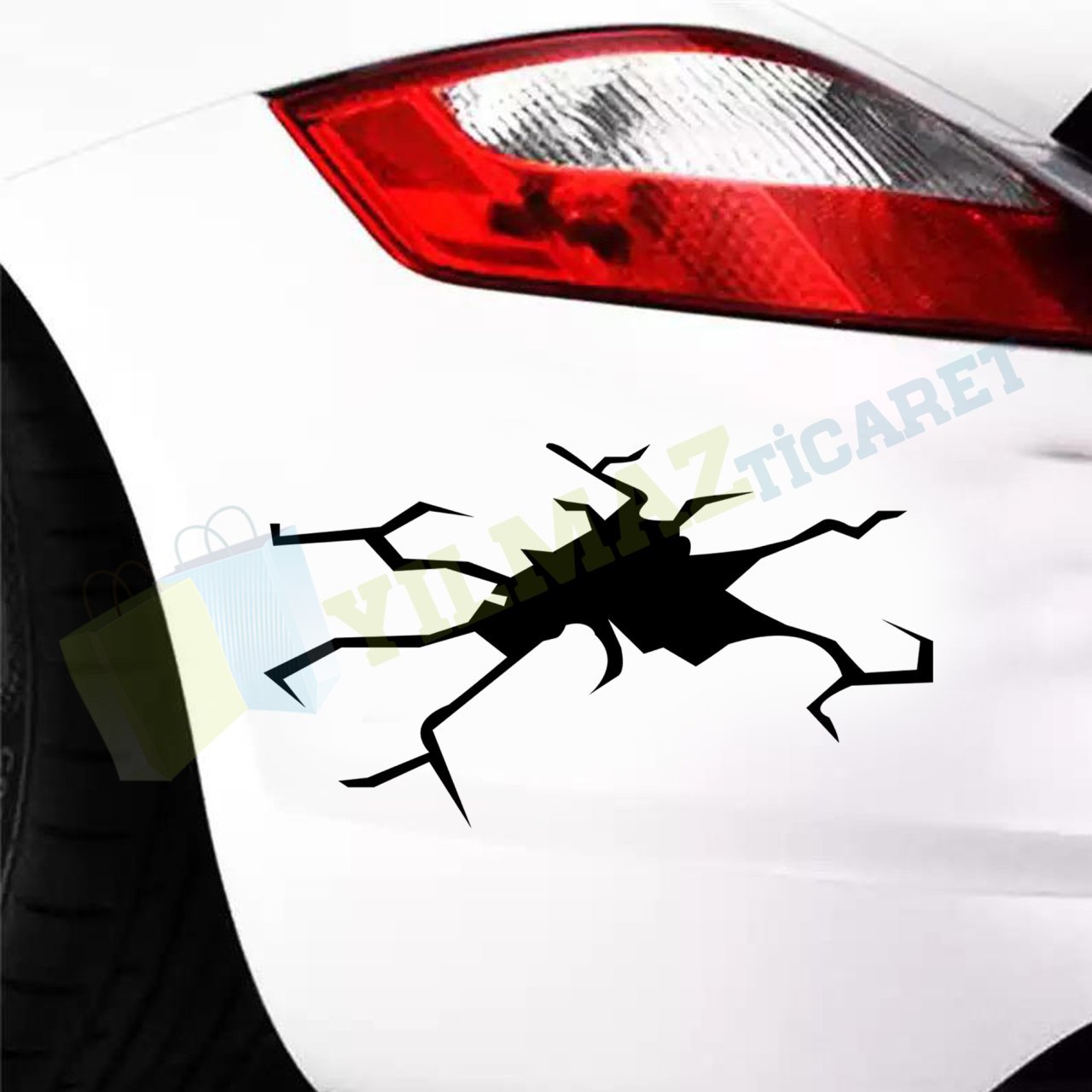 Çatlak Araba Sticker Araba Yapıştırma Renault Dacia Tüm Araçlara