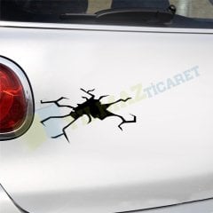 Çatlak Araba Sticker Araba Yapıştırma Renault Dacia Tüm Araçlara