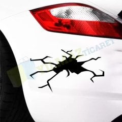 Çatlak Araba Sticker Araba Yapıştırma Renault Dacia Tüm Araçlara