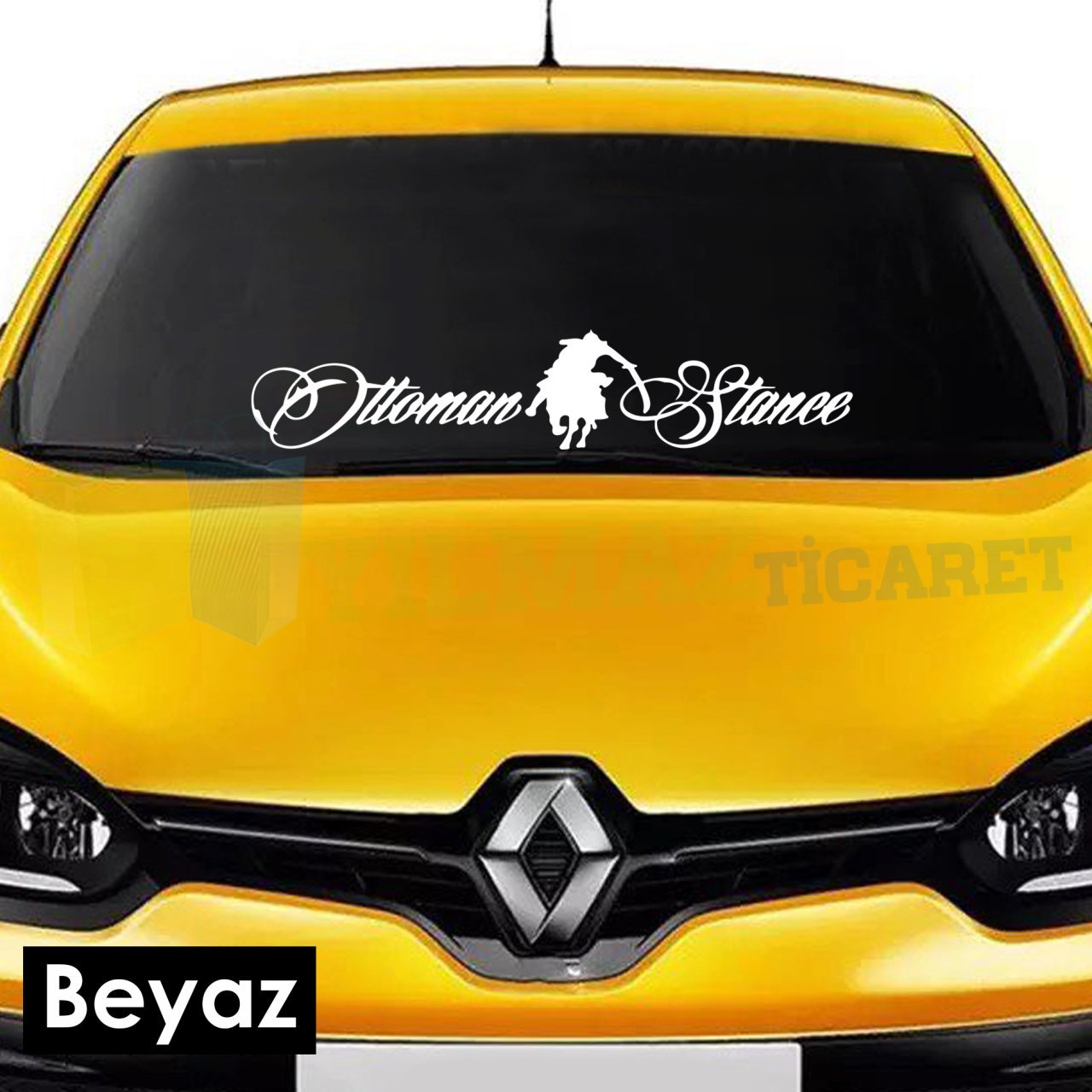 Ottoman Stance Osmanlı Cam Oto Sticker Araba Sticker Yapıştırma