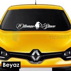 Ottoman Stance Osmanlı Cam Oto Sticker Araba Sticker Yapıştırma