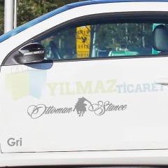 Ottoman Stance Osmanlı Cam Oto Sticker Araba Sticker Yapıştırma
