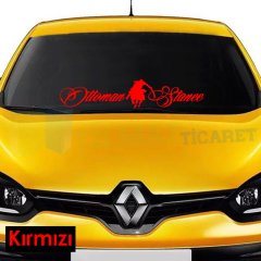 Ottoman Stance Osmanlı Cam Oto Sticker Araba Sticker Yapıştırma