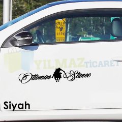 Ottoman Stance Osmanlı Cam Oto Sticker Araba Sticker Yapıştırma