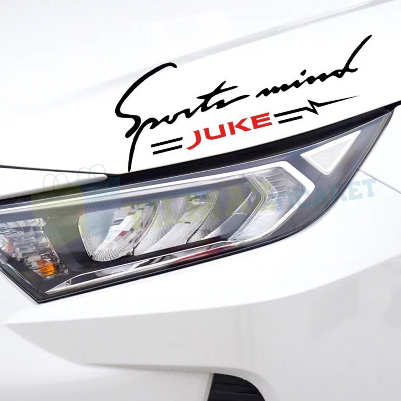 Nissan Juke Sport Mind Far Kaput Oto Sticker Yapıştırma Etiket