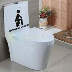 Downloading Klozet Banyo Sticker Yapıştırma Etiket Çıkartma