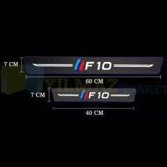 Bmw M F10 Arma Karbon Kapı Eşiği Koruma Araba Etiket Oto Sticker 4 Parça