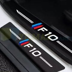 Bmw M F10 Arma Karbon Kapı Eşiği Koruma Araba Etiket Oto Sticker 4 Parça