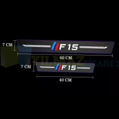 Bmw M F15 Arma Karbon Kapı Eşiği Koruma Araba Etiket Oto Sticker 4 Parça
