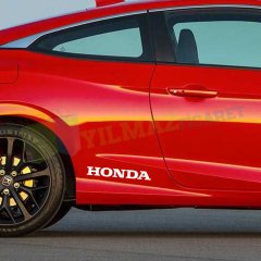 Honda Motosiklet Marşpiyel Kapı Altı Oto Sticker Çıkartma 2 Adet