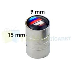 Bmw M Arma Amblem Logo Sibop Kapağı 4 Adet Paslanmaz Çelik Yüksek Kalite