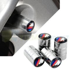 Bmw M Arma Amblem Logo Sibop Kapağı 4 Adet Paslanmaz Çelik Yüksek Kalite