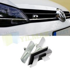 Volkswagen R Panjur Logo Vidalı Golf Passat Polo Jetta Çelik